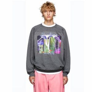 Acne Studios Fletcher Video Print Graphic Pull Over Sweater